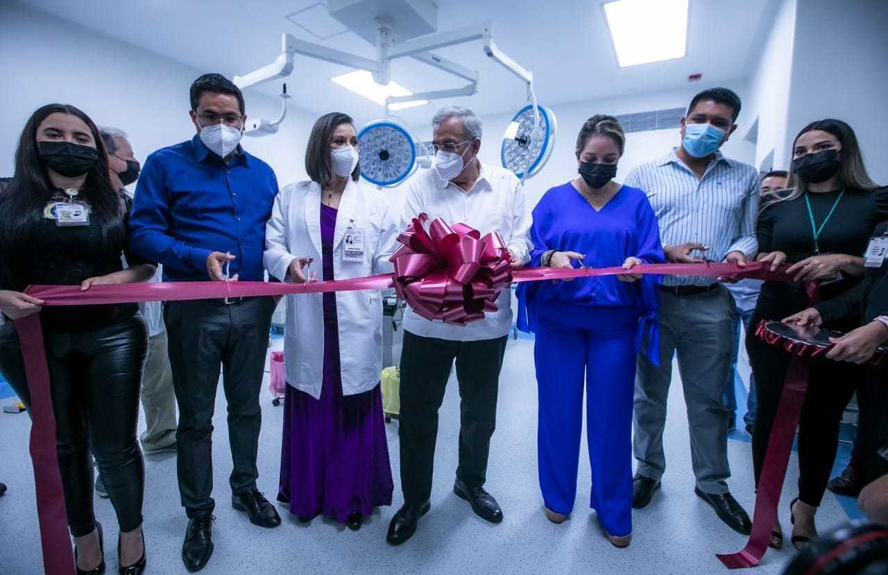   Rocha inaugura cuatro quirófanos en el Hospital de la Mujer.