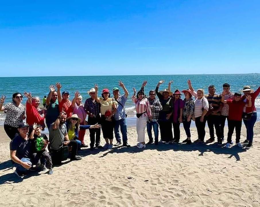 Así disfrutan de su fin de semana los turistas de la ruta El Pechocho.