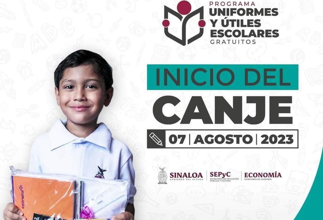Prácticamente todo está listo para que arranque el programa que imparte el Gobierno del Estado de Sinaloa en la entrega de Uniformes y Útiles Escolares Gratuitos para este año 2023.