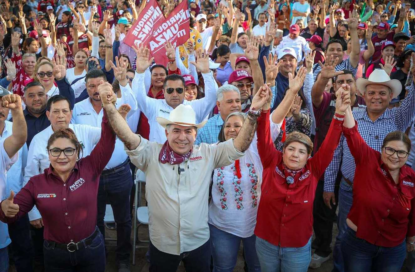 El sector agropecuario de Guasave cierra filas con los candidatos al Senado por Morena.   
