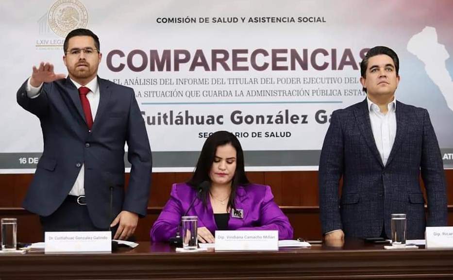 Comparece el Secretario de Salud ante Diputados de la 64 Legislatura.