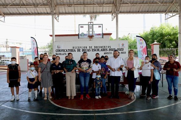 El Ayuntamiento de Navolato Inaugura módulo de recepción de solicitud de becas para estudiantes