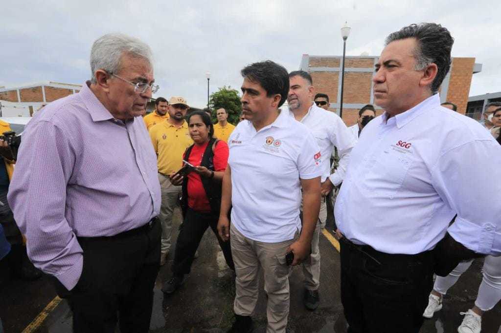  Supervisa Rocha Moya afectaciones por Huracán "Orlene".