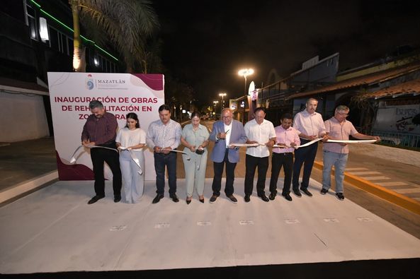 Químico Benitez inaugura rehabilitación de avenida Playa Gaviotas, Las Garzas y Bugambilia con una inversión de 71.23 MDP .   