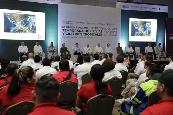 El gobernador encabezó la Reunión Nacional de Protección de inicio de la temporada de ciclones   