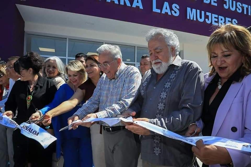 Inaugura Rocha Moya Centro Regional de Justicia para las Mujeres en Mazatlán.