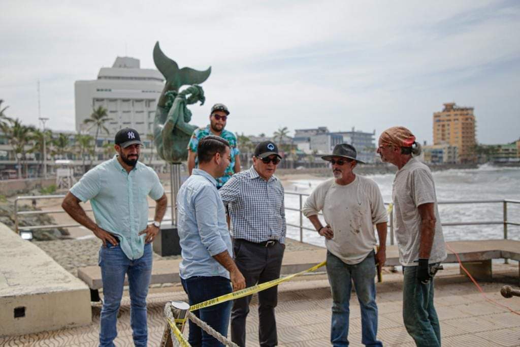  Avanza a buen ritmo la rehabilitación de los monumentos en la zona costera.