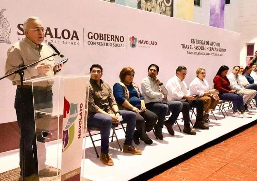   El daño preliminar por el huracán Norma en carreteras de Sinaloa asciende a 200 millones de pesos: Rubén Rocha Moya 