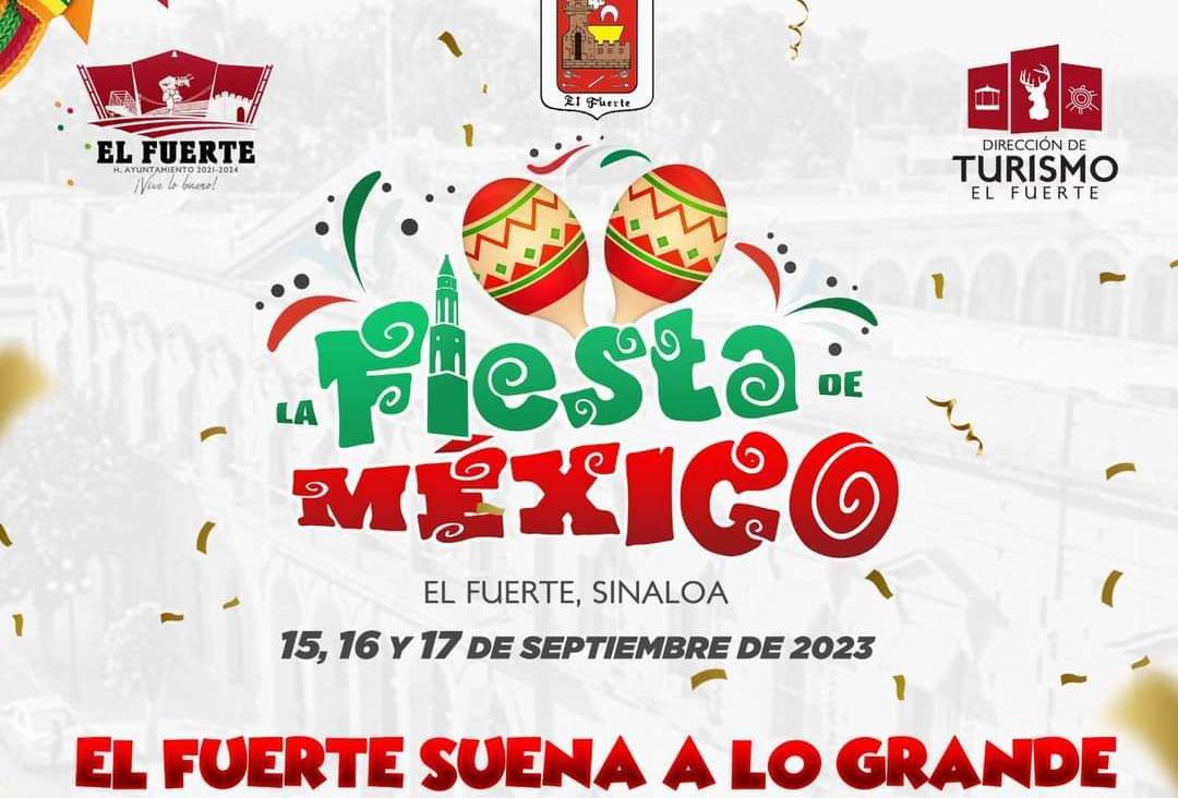 Gobierno de El Fuerte prepara tres días de fiesta por la Independencia de México.