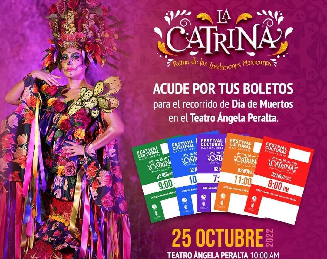 Obtén tus boletos para el recorrido de “La Catrina, Reina de las Tradiciones Mexicanas.