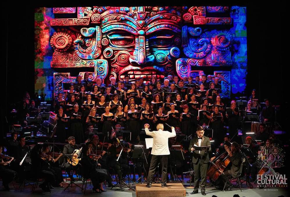  Inicia el Festival Cultural Mazatlán 2023 con "Misa Azteca"