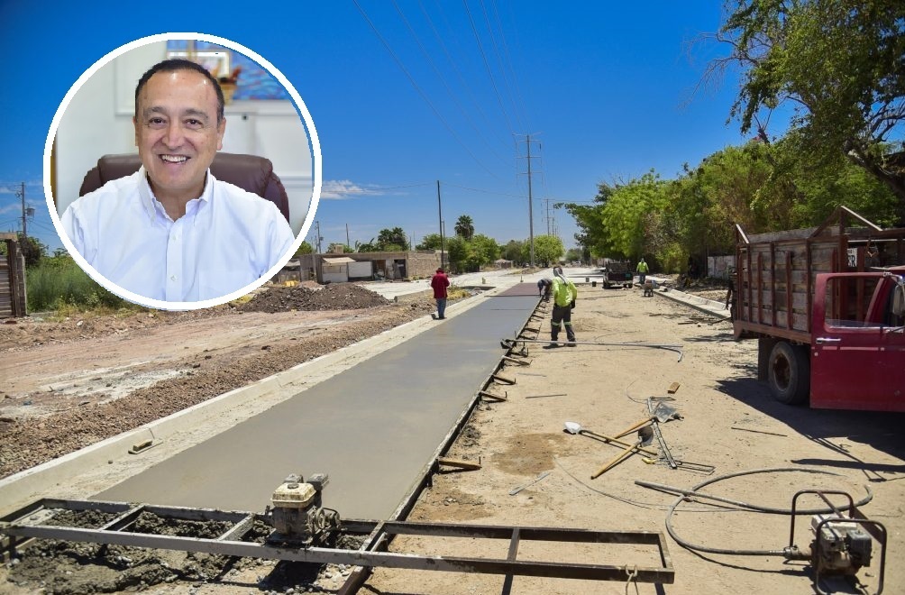      Avanza al 85% pavimentación del bulevar José Hernández Terán.