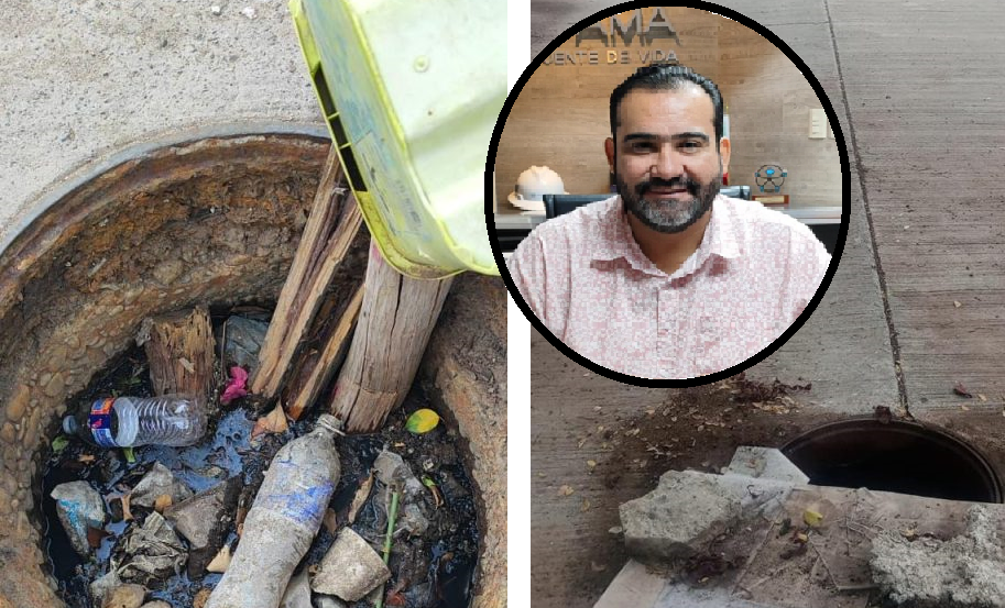         JAPAMA detecta cerca de 100 puntos sin tapas de alcantarilla; el riesgo es latente y peligroso, advierte el Gerente.