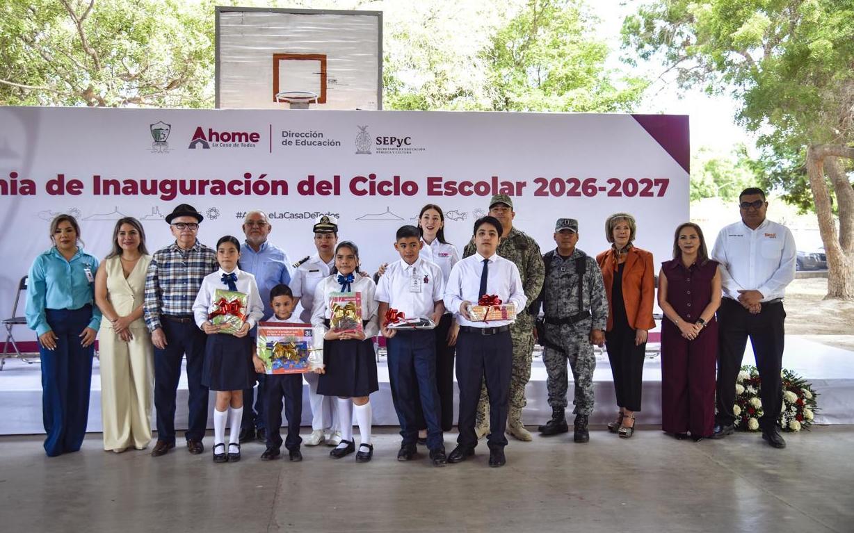          Más de 80 mil estudiantes de nivel básico inician el ciclo escolar 2026-2027 en el Municipio de Ahome.   