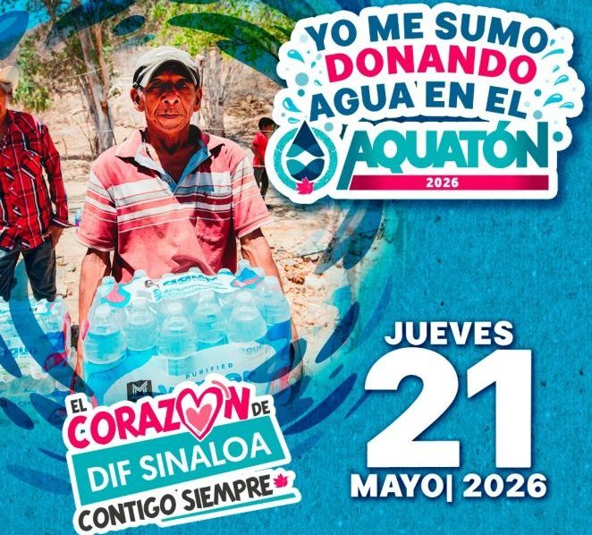      DIF Ahome invita a sumarse al Aquatón 2026: litro a litro, hagamos la diferencia.