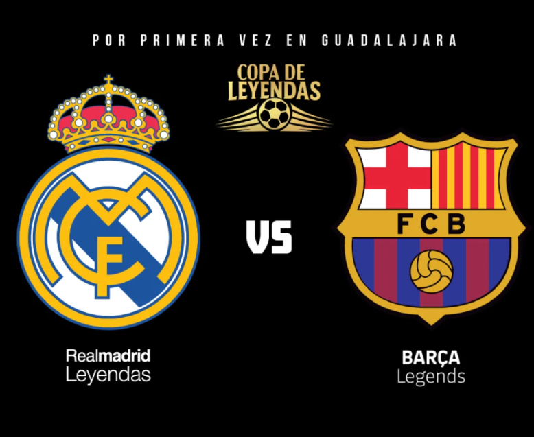     Anuncian duelo de leyendas del Real Madrid vs Barcelona en México                              
