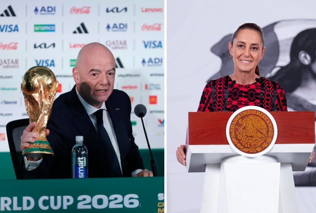 FIFA reconoce a Sheinbaum por éxito del Mundial FIFA™
