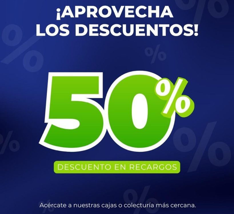      JAPAMA lanza programa especial con 50% de descuento en recargos.