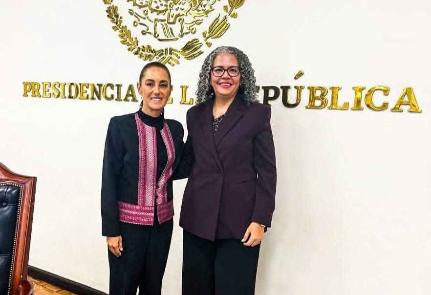          La Gobernadora Graciela Domínguez se reunió con la presidenta Claudia Sheinbaum.    