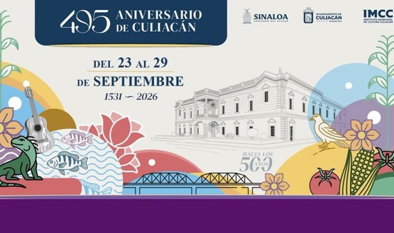 Inician los festejos por el 495 Aniversario de Culiacán con 81 actividades y cerca de 500 artistas.