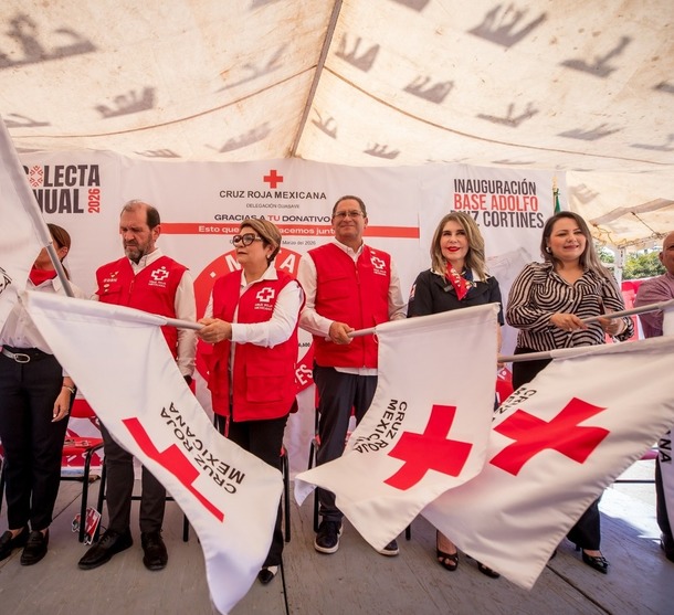 Inauguran nuevo edificio de Cruz Roja en Ruiz Cortines e inicia la Colecta Anual; la alcaldesa reitera el apoyo para la benemérita institución