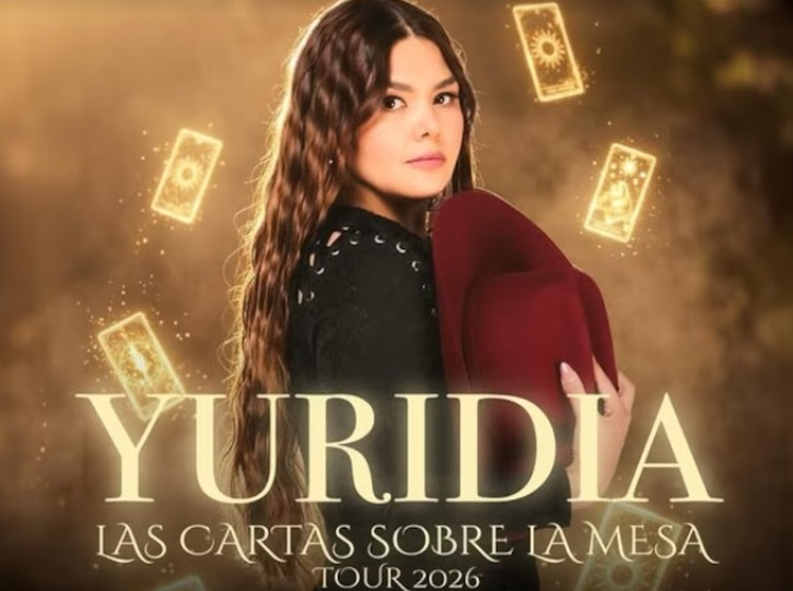      Yuridia anuncia gira por México: "Las cartas sobre la mesa Tour"
