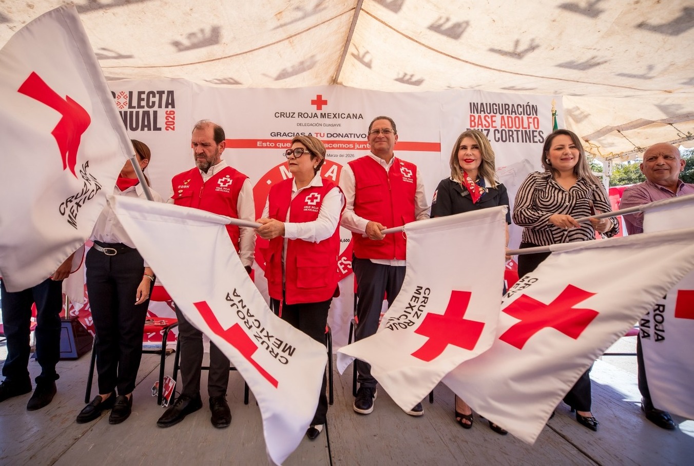     Inauguran nuevo edificio de Cruz Roja en Ruiz Cortines e inicia la Colecta Anual; la alcaldesa reitera el apoyo para la benemérita institución