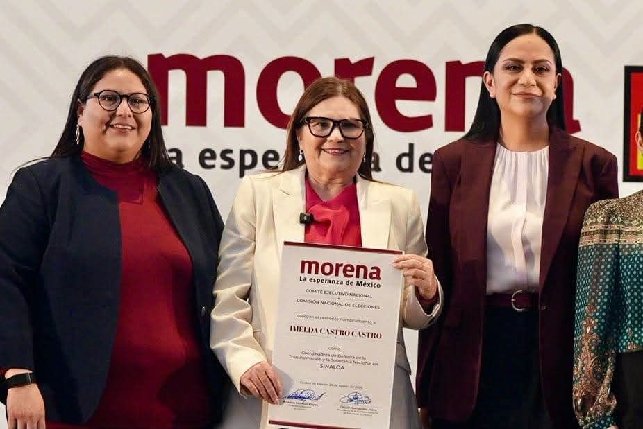         La Senadora con Licencia, IMELDA CASTRO, coordinará la defensa de la transformación en Sinaloa   