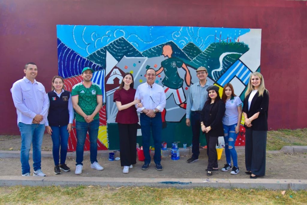      Ahome participa en La Mañanera de la Presidenta Claudia Sheinbaum con la Jornada Nacional Tequios y Murales Mundialistas.