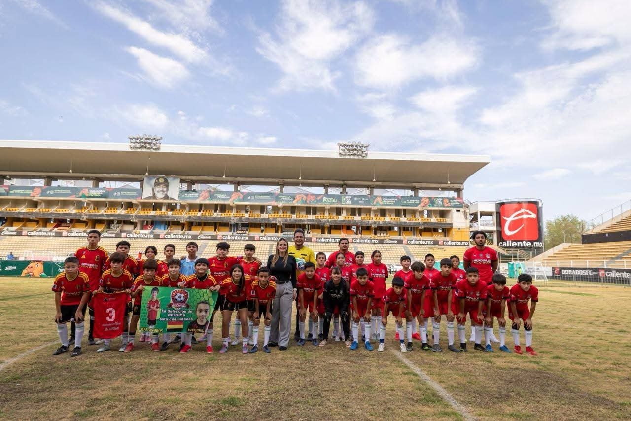      Ana Miriam Ramos destaca impulso al deporte infantil durante arranque de acciones del Mundialito Culiacán 2026.
