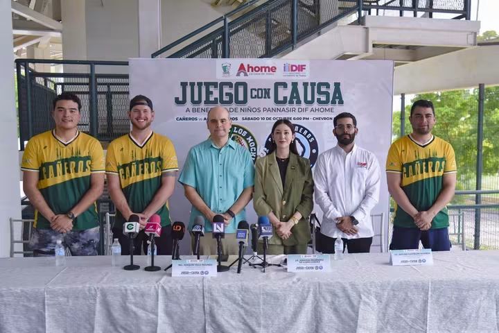 Juego con causa Cañeros vs Algodoneros apoyará a niñas, niños y adolescentes de PANNASIR DIF Ahome.     