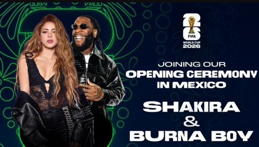 Inauguración del Mundial 2026 tendrá a Shakira y Burna Boy