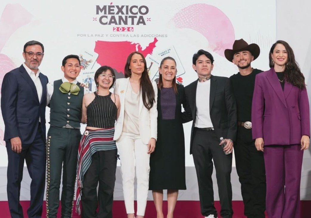 Lanza Sheinbaum convocatoria de nueva edición de México Canta