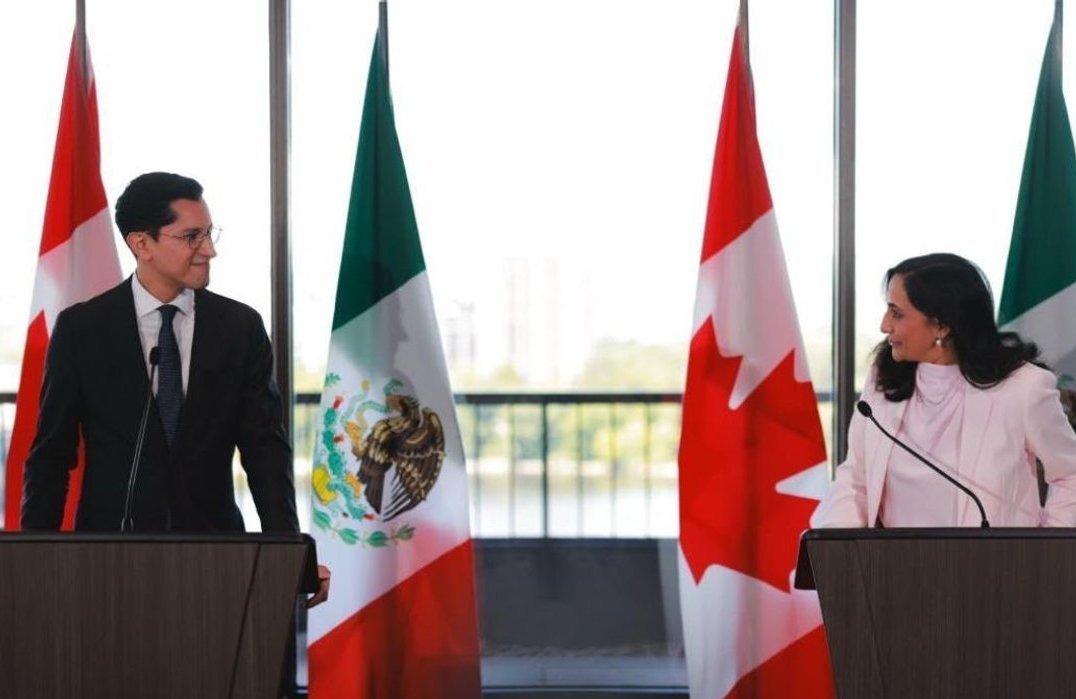         México y Canadá impulsan comercio, salud y seguridad tras reunión