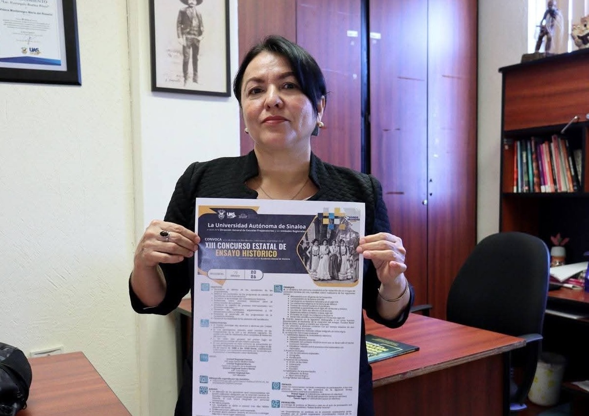     La UAS convoca al XIII Concurso Estatal de Ensayo Histórico para estudiantes de preparatoria, fortaleciendo el pensamiento crítico