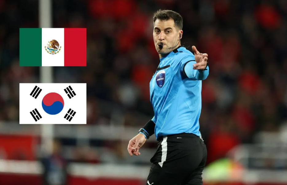 FIFA designa árbitro para el México-Corea del Sur
