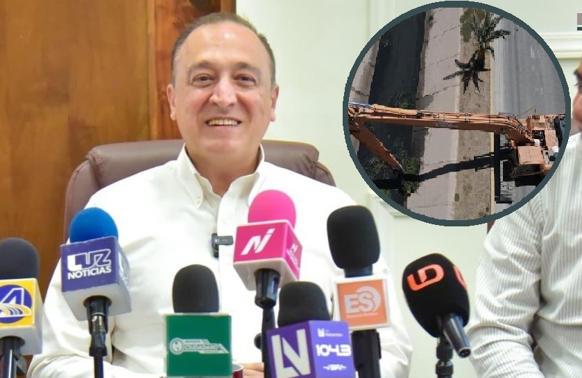      A buen ritmo la limpieza y desazolve del Dren Juárez para prevenir inundaciones.