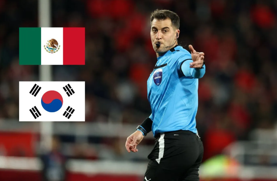 FIFA designa árbitro para el México-Corea del Sur