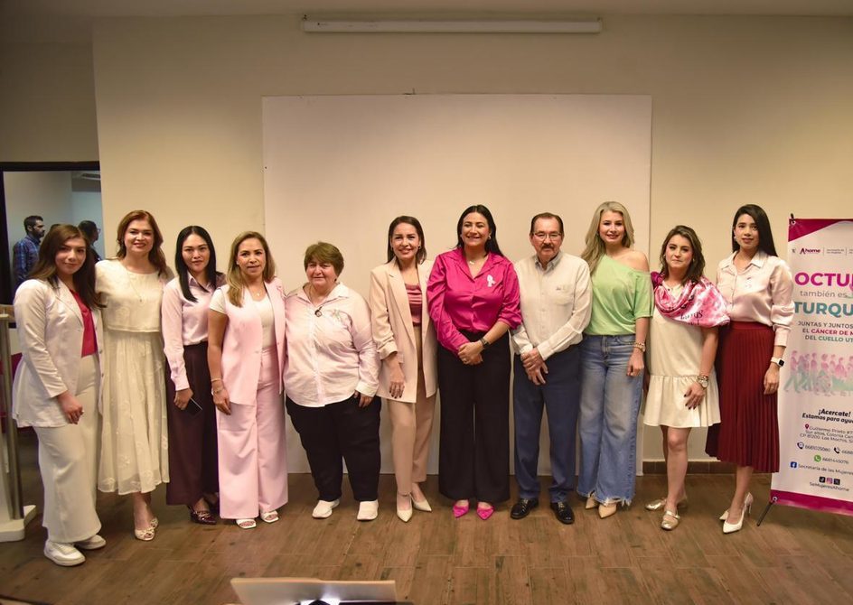 SEMUJERES, Salud Municipal y DIF Ahome, llaman a prevenir cáncer de mama y de cuello uterino. &nbsp;